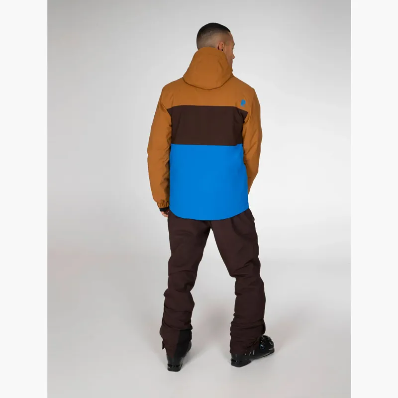 Protest Larry Jacket Brown Marlin Blue-5